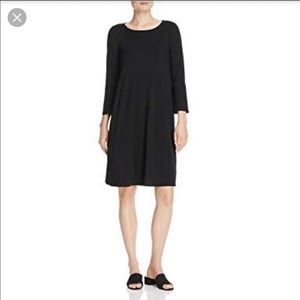 EUC Eileen Fisher Black Dress size L